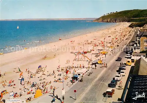 AK / Ansichtskarte Les_Rosaires_St Brieuc_22_Cotes d_Armor La plage Vue aerienne 