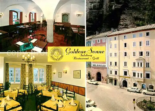 AK / Ansichtskarte 73798036 Sulzburg_Bregenz_Vorarlberg Goldene Sonne Restaurant Grill Gastraeume Sulzburg_Bregenz