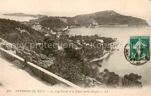 AK / Ansichtskarte Nice__06_Nizza Le Cap Ferrat et la Pointe Saint Hospice 