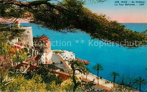 AK / Ansichtskarte Nice__06_Nizza Au Chateau La Tour Bellanda Cap 