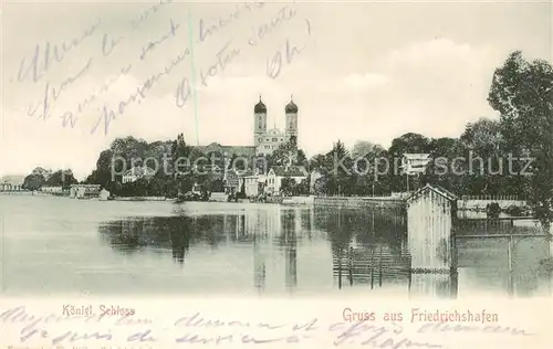 AK / Ansichtskarte 73798364 Friedrichshafen_Bodensee Koenigl Schloss Friedrichshafen Bodensee