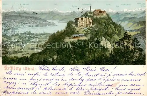 AK / Ansichtskarte 13798529 Uetliberg_ZH Panorama Uetliberg ZH