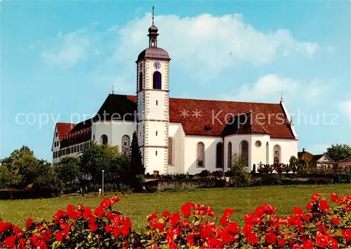 AK / Ansichtskarte 13798538 Kreuzlingen_TG Klosterkirche St Ulrich mit Seminar Kreuzlingen TG