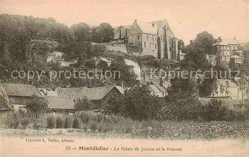 AK / Ansichtskarte 13798600 Montdidier_80_Somme Le Palais de Justice et le Prieure 