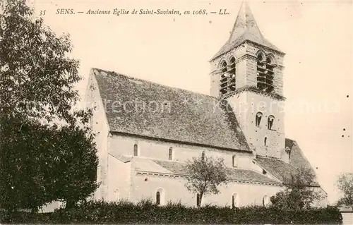 AK / Ansichtskarte 13798615 Sens_89 Ancienne Eglise de Saint Savinien 