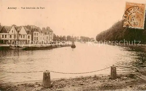 AK / Ansichtskarte 13798620 Auray_56 Vue generale du Port 