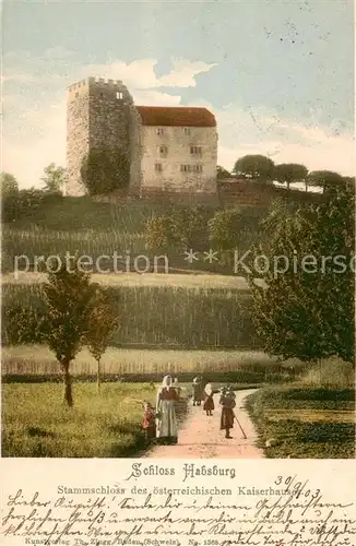 AK / Ansichtskarte Habsburg_Schloss_AG Schloss Habsburg Stammschloss des oesterreichischen Kaiserhauses 