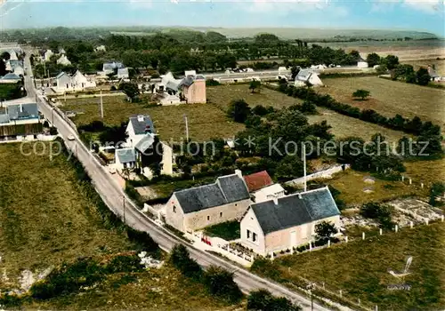 AK / Ansichtskarte Ste Honorine des Pertes_14_Calvados Vue panoramique aerienne 