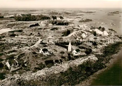 AK / Ansichtskarte Iles_Chausey_50_Manche Le fort et le pain du sucre vue aerienne 