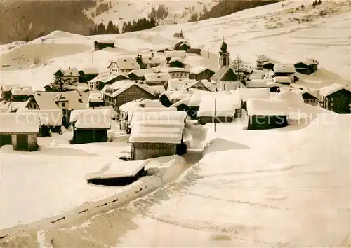 AK / Ansichtskarte Breil_Surselva Bergdorf im Winter Feldpost 