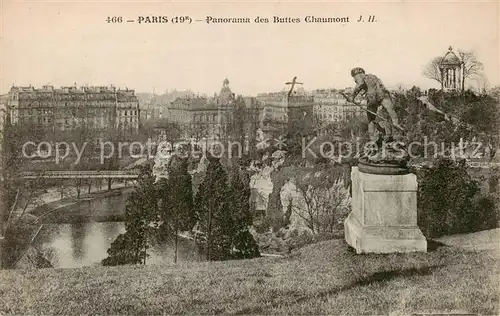 AK / Ansichtskarte Paris_75 Panorama des Buttes Chaumont 