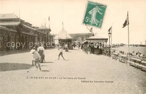 AK / Ansichtskarte Saint Valery en Caux La terrasse du casino Saint Valery en Caux