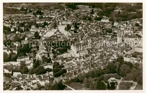 AK / Ansichtskarte Loches_37_Indre et Loire Vue aerienne 