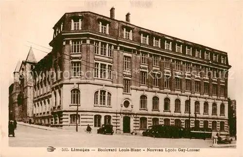 AK / Ansichtskarte Limoges_87 Boulevard Louis Blanc Nouveau Lycee Gay Lussac 