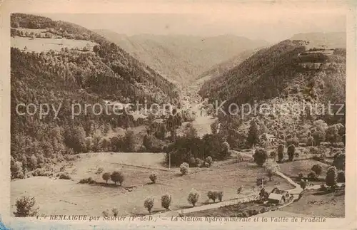 AK / Ansichtskarte Saint Diery Renlaigue par Saurier La Station hydro minerale et la Vallee de Pradelle Saint Diery