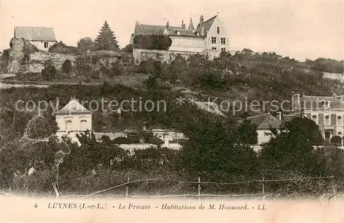 AK / Ansichtskarte Luynes__37_Indre et Loire Le Prieure Habitations de M Houssard 