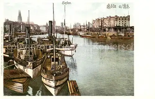 AK / Ansichtskarte 73799709 Koeln__Rhein Hafen 