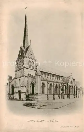 AK / Ansichtskarte Saint Aubin_ Lot et Garonne Eglise Saint Aubin