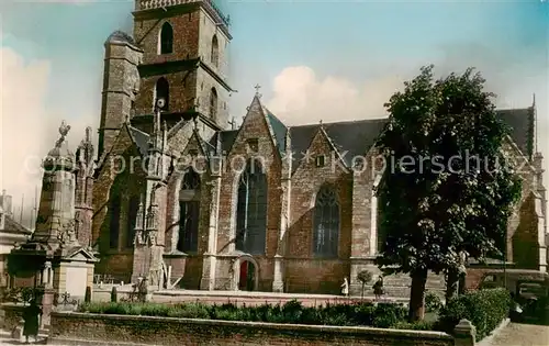 AK / Ansichtskarte Ploermel Eglise Saint Armel Tour du XVIIIe siecle Ploermel