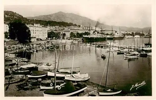 AK / Ansichtskarte Ajaccio_Corse_2A Le Port 