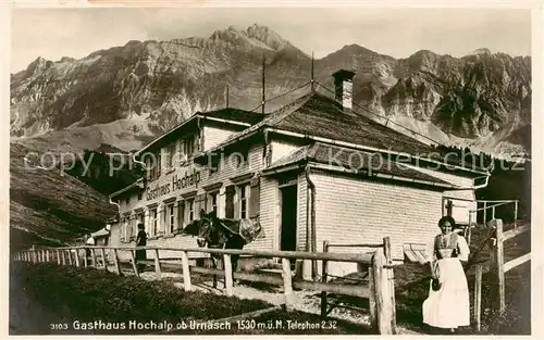 AK / Ansichtskarte Urnaesch_AR Gasthaus Hochalp Urnaesch_AR