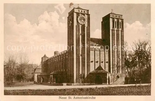 AK / Ansichtskarte 73800479 Augsburg Neue St Antoniuskirche Augsburg