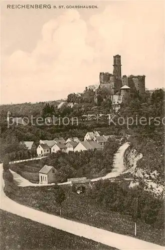 AK / Ansichtskarte Reichenberg_St_Goarshausen Burg Reichenberg 