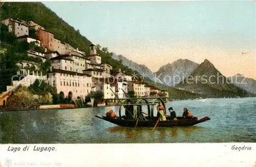 AK / Ansichtskarte Gandria_Lago_di_Lugano Panorama Gandria_Lago_di_Lugano