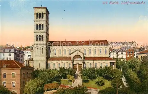 AK / Ansichtskarte Zuerich_ZH Liebfrauenkirche Zuerich_ZH