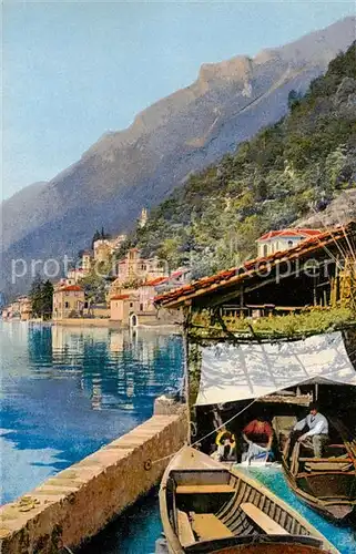 AK / Ansichtskarte 73801347 San_Mamette_Lago_di_Lugano_IT Teilansicht 