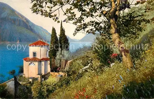 AK / Ansichtskarte Caravina_Lugano_Lago_di_Lugano_TI Madonna della Caravina 