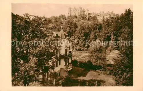 AK / Ansichtskarte 73801682 Hohenschwangau Hotel Lisl mit Nebenhaus zum Forsthaus Schloss Hohenschwangau