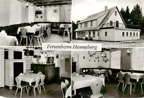 AK / Ansichtskarte 73801735 Johanngeorgenstadt Ferienheim Henneberg Gastraeume Johanngeorgenstadt