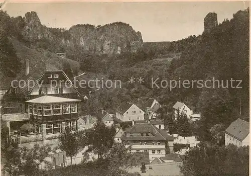 AK / Ansichtskarte 73801824 Rathen_Saechsische Schweiz Gasthaus Cafe Zum sonnigen Eck Rathen Saechsische Schweiz