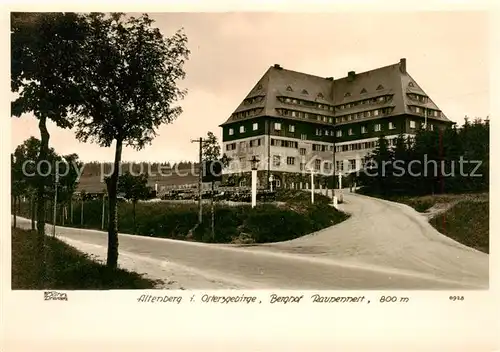 AK / Ansichtskarte 73801827 Altenberg_Erzgebirge Berghof Raupennest Altenberg Erzgebirge