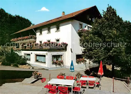 AK / Ansichtskarte 73801918 Pottenstein_Oberfranken Gasthof Pension Zur Burgruine Pottenstein_Oberfranken