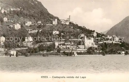 AK / Ansichtskarte Castagnola_Lago_di_Lugano Panorama 