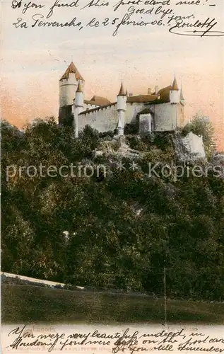 AK / Ansichtskarte Lucens_VD Le chateau 