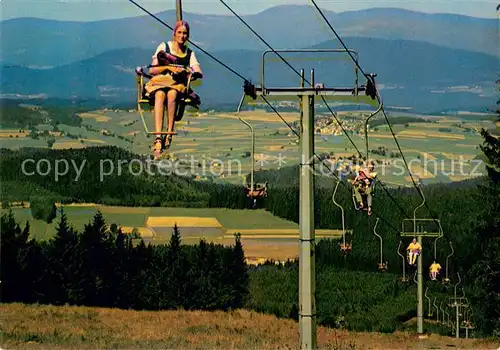 AK / Ansichtskarte 73802707 Sessellift_Chairlift_Telesiege Geisskopf Oberbreitenau 