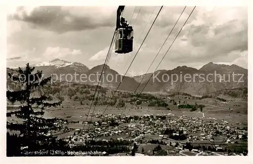 AK / Ansichtskarte 73802987 Oberstdorf Nebelhornbahn Panorama Oberstdorf