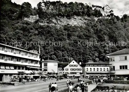 AK / Ansichtskarte 73803028 Vaduz_Liechtenstein_FL Staedlte mit Schloss 