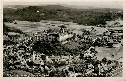 AK / Ansichtskarte 73803092 Woerth_Donau Fliegeraufnahme Woerth Donau