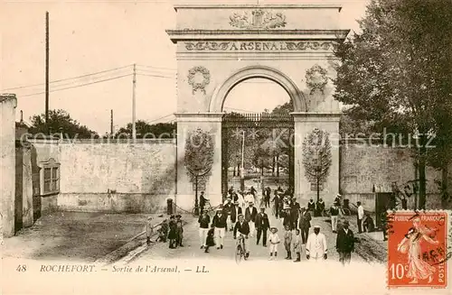 AK / Ansichtskarte Rochefort_17 sur Mer_Charente Maritime Sortie de l Arsenal 