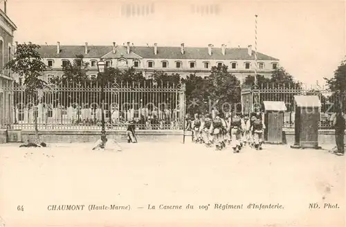 AK / Ansichtskarte Chaumont_41 sur Loire_CHATEAU La Caserne du 109e Regiment d infanterie 