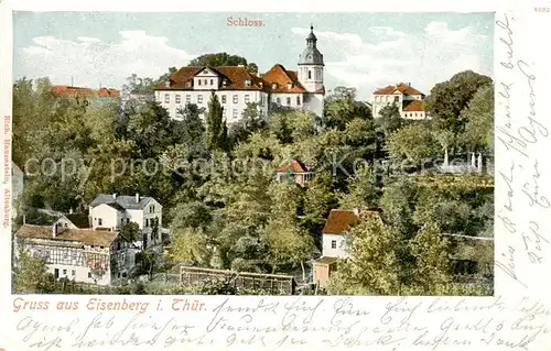 AK / Ansichtskarte 73803158 Eisenberg_Thueringen Schloss Eisenberg Thueringen