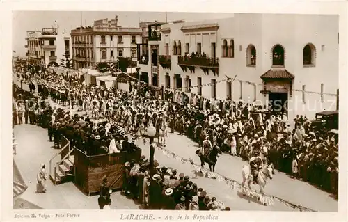 AK / Ansichtskarte 73803222 Larache_Maroc Avenue de la Republica 