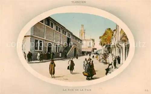 AK / Ansichtskarte 73803287 Tlemcen_Algerie La Rue de la Paix 