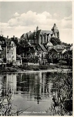 AK / Ansichtskarte 73803405 Wetzlar_Lahn Dom Lahnpartie 