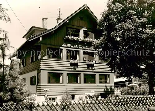 AK / Ansichtskarte 73803474 Oberstdorf Haus Himmeleck Oberstdorf