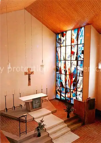 AK / Ansichtskarte 73803624 Bad_Salzschlirf Ev Kirche Altar Bad_Salzschlirf